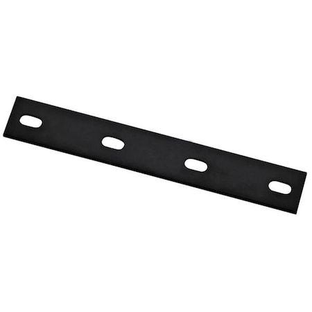 Homecare Products 1.5 x 10 in. Steel Mending Plate, Black, 10PK HO2738998